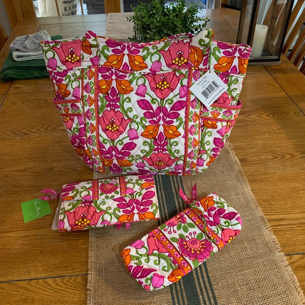 3-Piece Vera Bradley Lilli Bell Lot